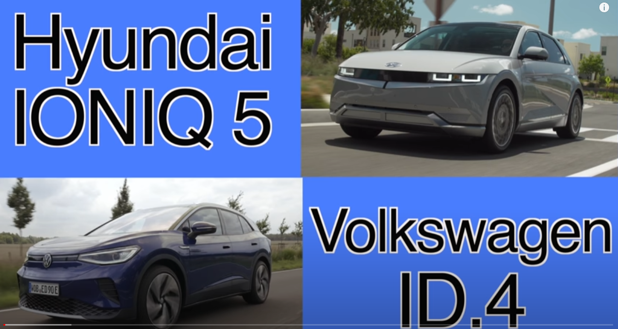 Hyundai IONIQ 5 vs Volkswagen ID.4 Comparison Electric Car Rankings